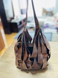 Stylish Dark Brown Leather Bag image 2