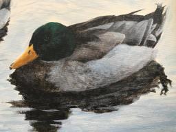 Oil Painting - Two Mallards image 4