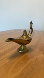 Vintage Arabic Brass Lamp image 2