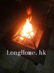 Fire pit with poker and cover image 4