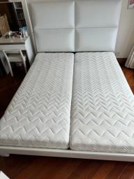 Italian All Leather bed set image 1