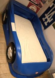 Kids car bed with mattress by Little Tik image 2