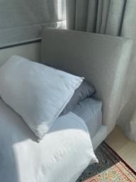 Single Bed Frame and Serta Mattress image 3