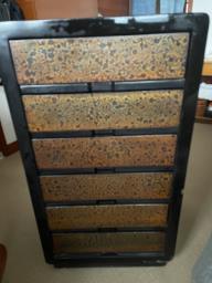 Chinese Lacquer jewelry chest image 1