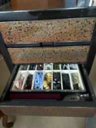 Chinese Lacquer jewelry chest image 2