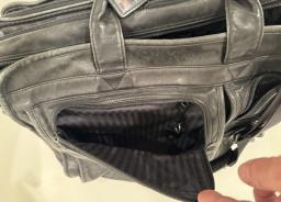 Tumi Leather Expandable Briefcase image 6