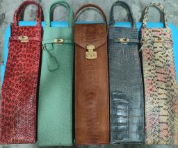 Luxury Okpta Original  Leather Wine Bags image 3