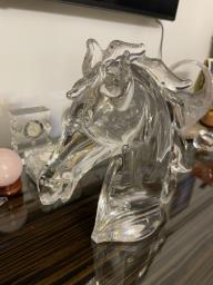 Vilca Crystal Horse signed by designer image 2