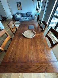 Wooden Extendable Dining Table  Chairs image 4