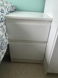 Small Ikea bed side table image 1