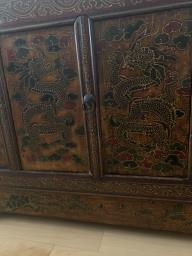 Tibetan Sideboard with dragons print image 7