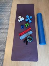 Fitness items - dumbells mat bands image 1