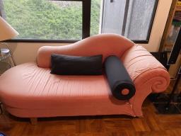 Free red chaise lounge image 1