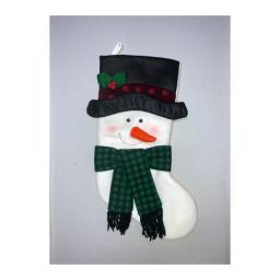 3d Snowman Christmas Stocking image 1