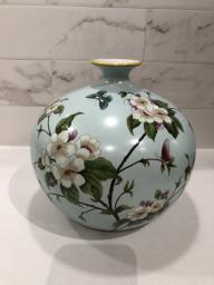 Ceramic vases and plant pot image 1