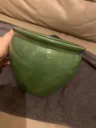 Jade Green Ceramic Decorative bowl image 1
