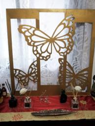 Metal Framed Butterfly Metal Wall Décor image 3