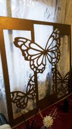 Metal Framed Butterfly Metal Wall Décor image 4