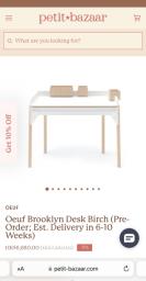 Oeuf Nyc Brooklyn Desk  In2wood Chair image 1