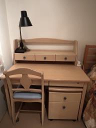 Solid Wood Deskchairside Cabinet-japan image 1
