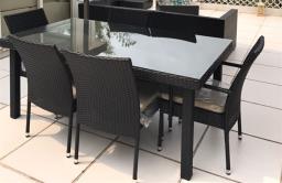 Outdoor Sofa set and Table Setumbrella image 4