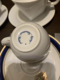 Branded Espresso cups and saucers 4 sets image 3