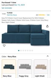 Ikea Chaise Sofa image 8