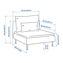 Ikea Soderhamn single sofa  chair image 8