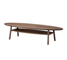 Ikea coffee table walnut veneer image 4
