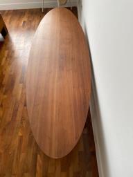 Ikea coffee table walnut veneer image 3