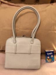 Anya Hindmarch white leather handbag image 2