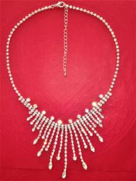 Elegant Sparkling Rhinestone Necklace image 1