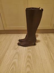 Ballin brown Italian leather boots image 3