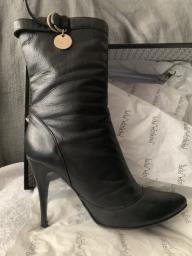 Patrizia Pepe pointed-toe leather boots image 1