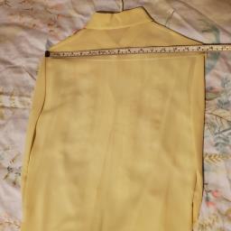 George Rech yellow ruffle blouse image 3