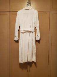 Jil Stuart beige cotton trench coat image 2