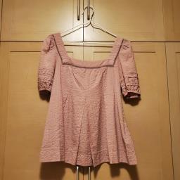 Jill Stuart dusky pink smock blouse top image 1