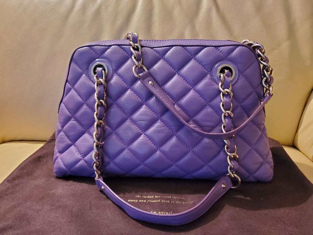 Kate Spade purple shoulder bag 