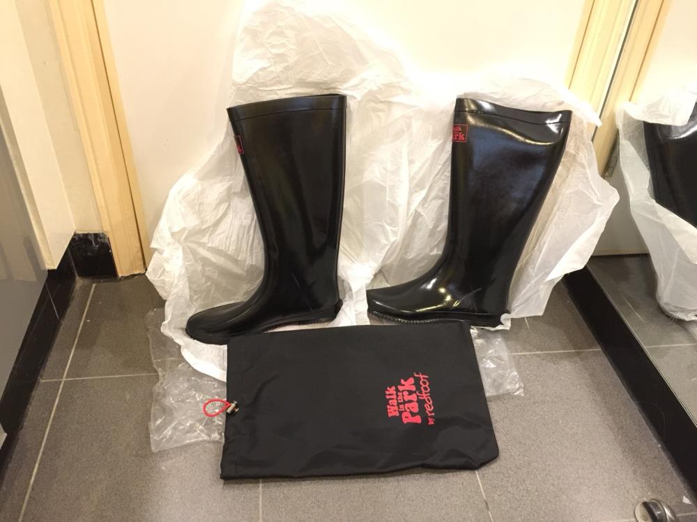 redfoot Black Tall Rain Boots AsiaXPAT