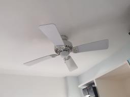 Ceiling fan in white image 1