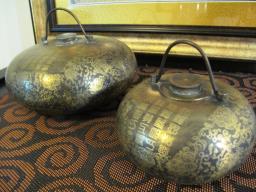 2 x Vintage Chinese Copper Hot Warmer image 2