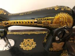 Antique Art Deco Sewing Machine image 2