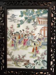 Antique  Chinese Ceramic Plaque image 2