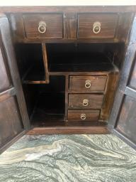 Antique Chinese Wooden Small Cabinet image 2