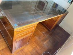 Antique elmwood Chinese scholars desk image 2