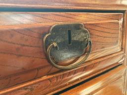 Antique elmwood Chinese scholars desk image 7