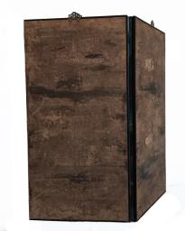 Antique Hand-painted Brush and Ink Panel image 6