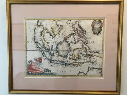 Antique Map of South East Asia from 1695 image 1