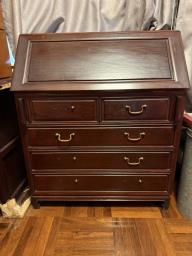 Antique Rosewood Secretary Desk image 1