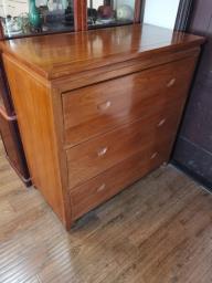 Antique rosewood three-barrel cabinet image 2